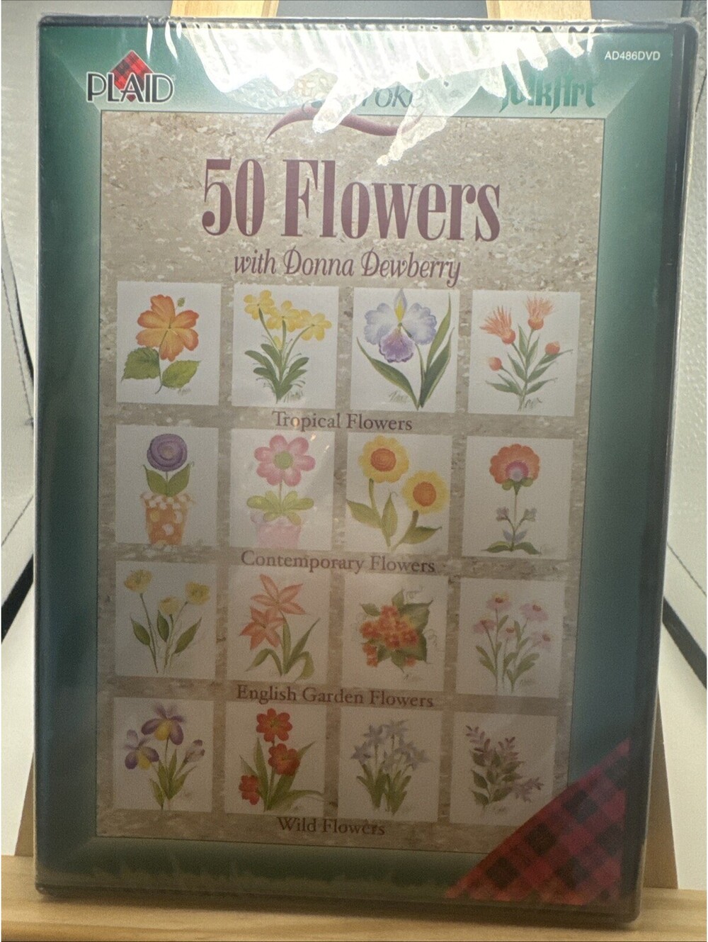 Folk Art One Stroke 50 Flowers With Donna Dewberry